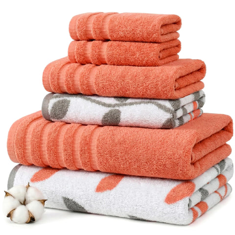 Modern Threads Natural Vine towels set packaging for easy home gifting.