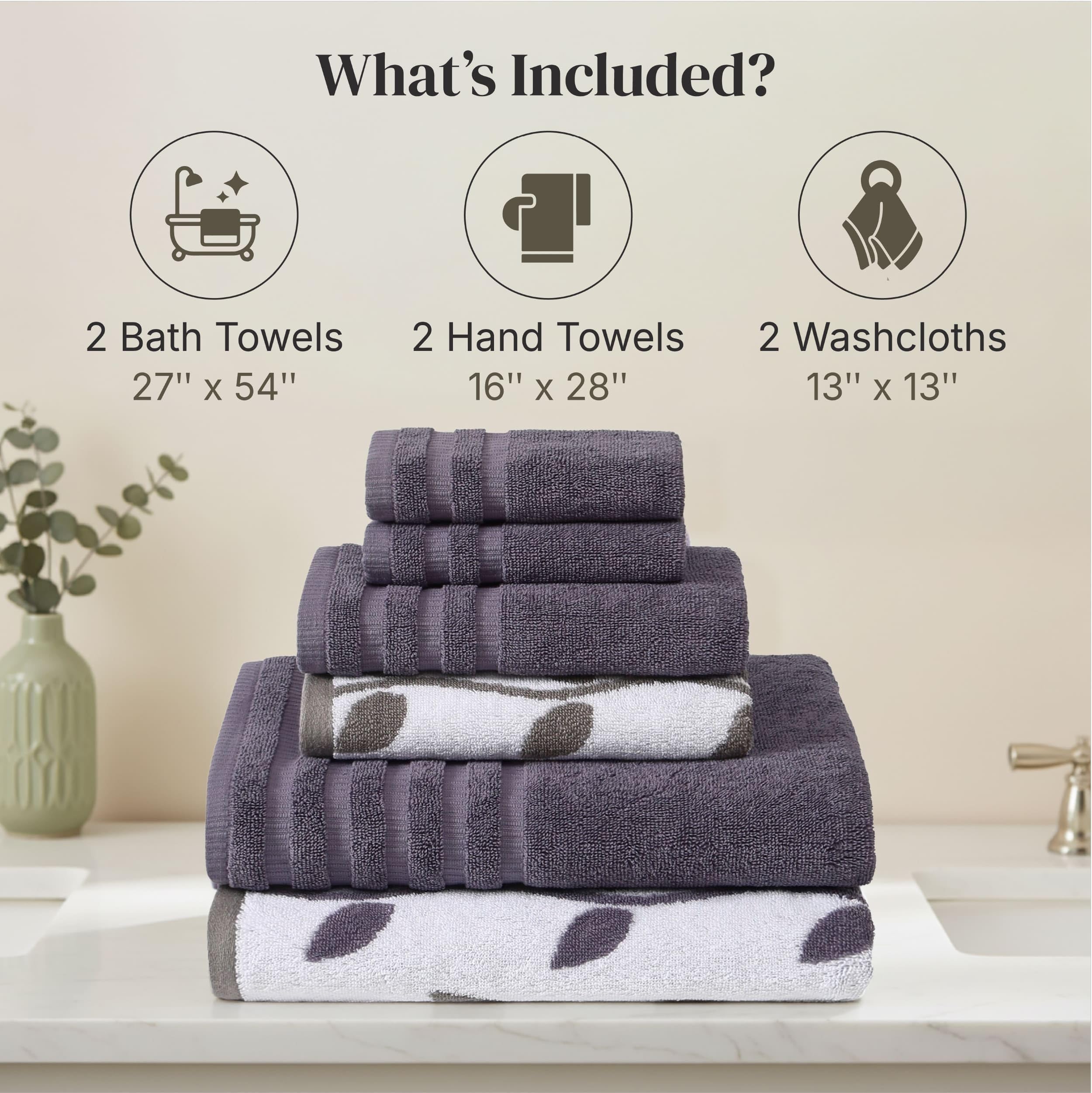 Modern Threads Natural Vine washcloths offering gentle exfoliation and quick-dry performance.