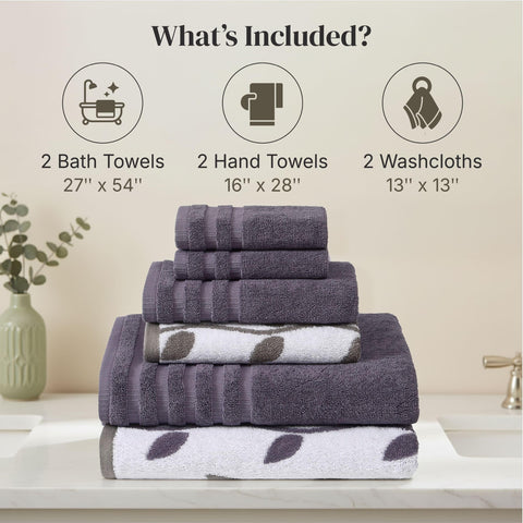 Modern Threads Natural Vine washcloths offering gentle exfoliation and quick-dry performance.