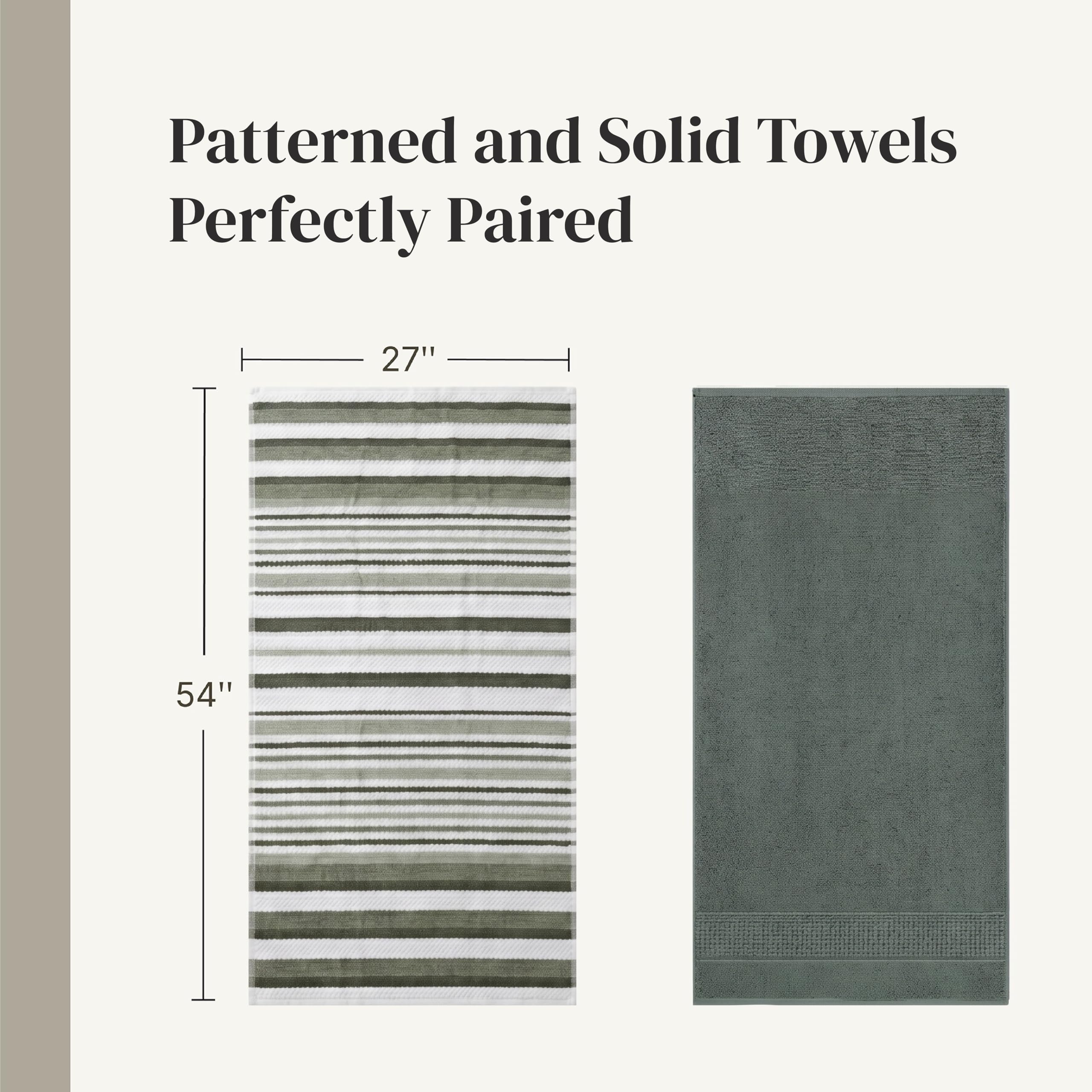 Modern Threads Pax 550gsm towel set for plush feel and quick drying.
