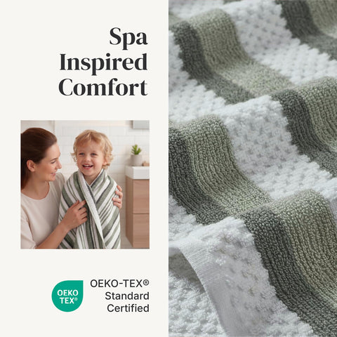 Modern Threads Pax hand towel jacquard offers textured luxury and reliable moisture handling.