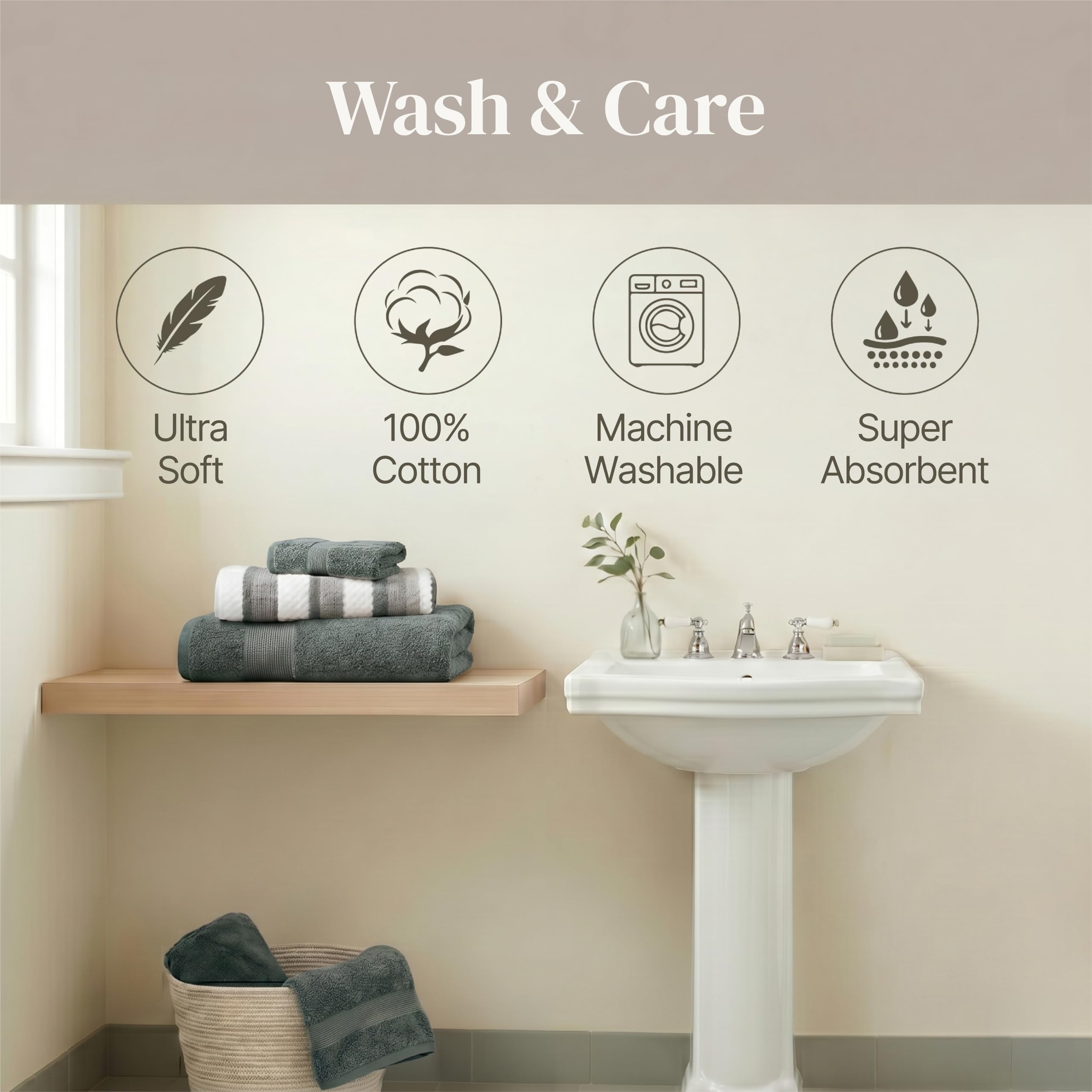Modern Threads Pax Oeko-Tex certified towels emphasize safe, skin-friendly use.