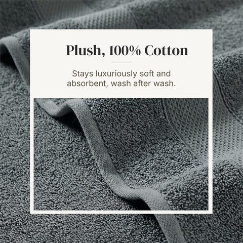 Modern Threads Pax washcloths show cotton softness and grooming-friendly cleansing.