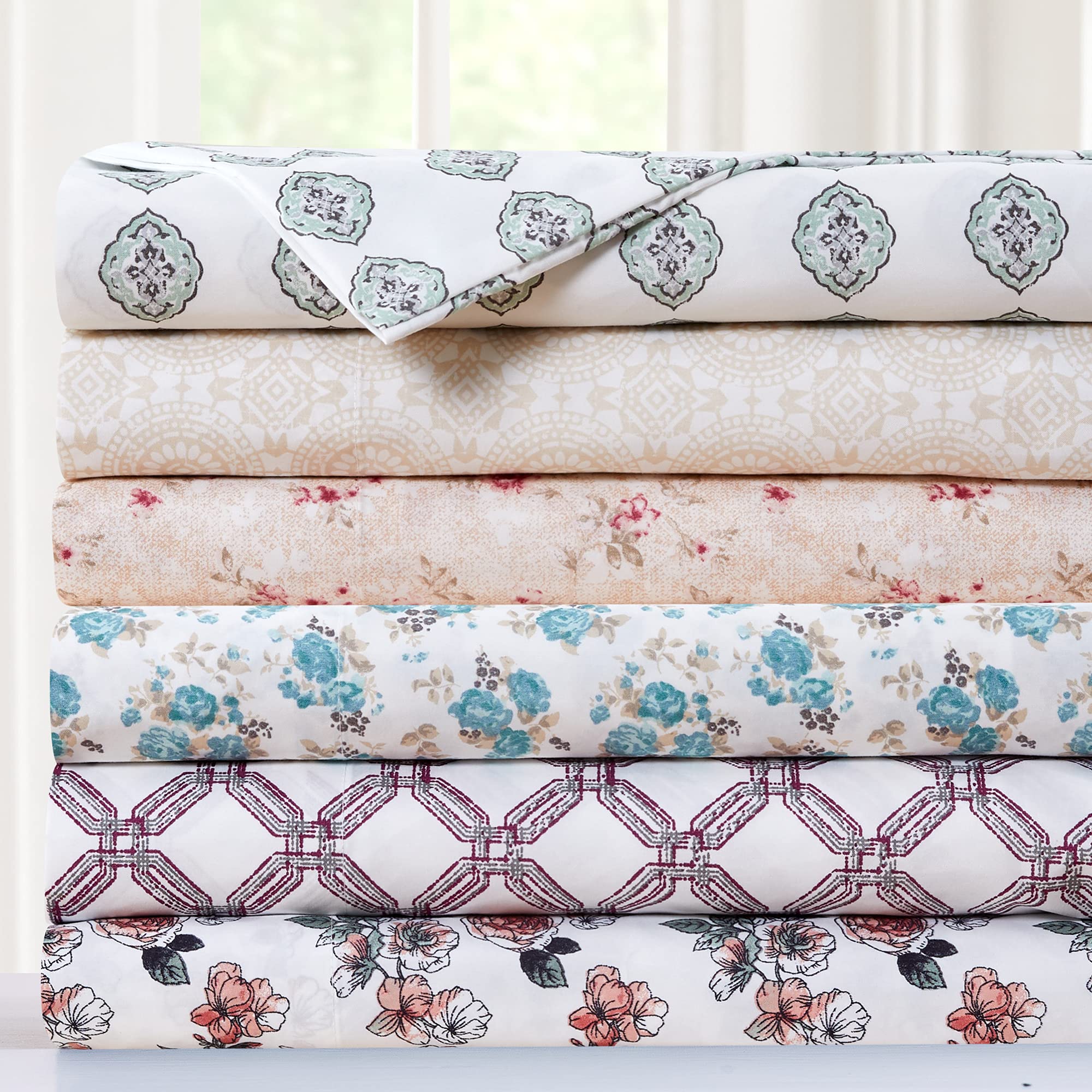Modern Threads pillowcases included offer smooth touch and easy care.