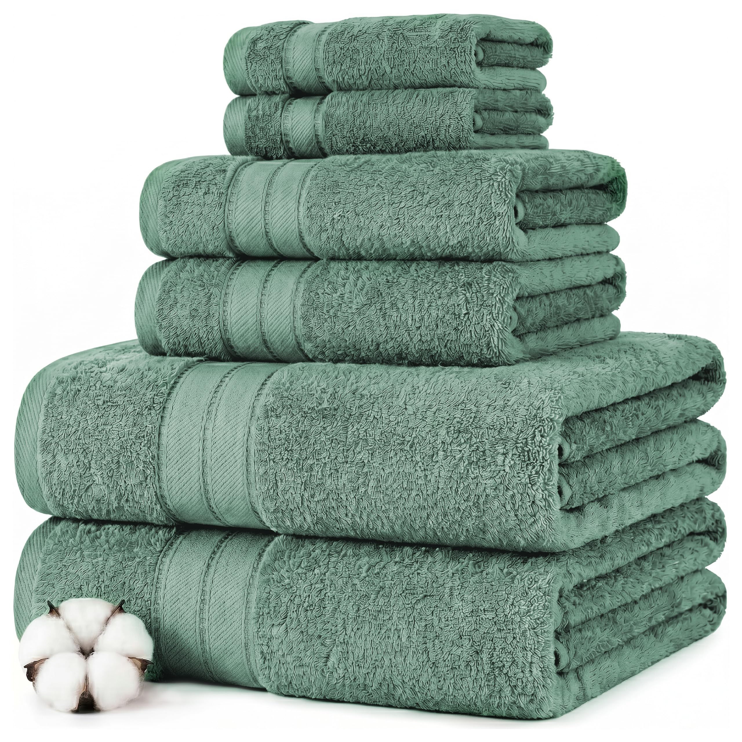 Modern Threads Spun Loft bath towels with plush 600 GSM softness and quick-dry performance.