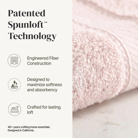 Modern Threads Spun Loft hand towel 16x28 inches adds luxury to daily drying.