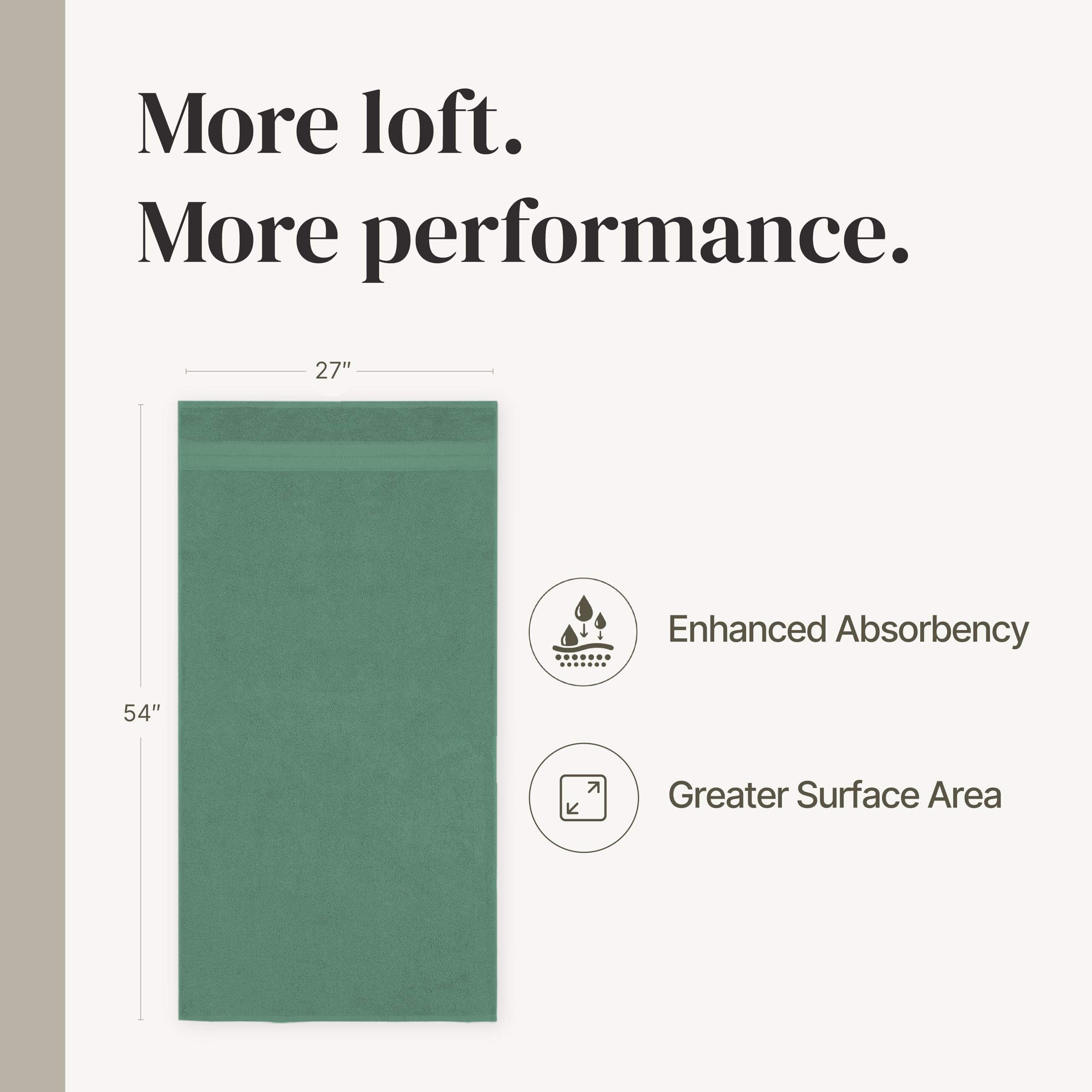 Modern Threads Spun Loft washcloths provide gentle exfoliation for refreshed skin.