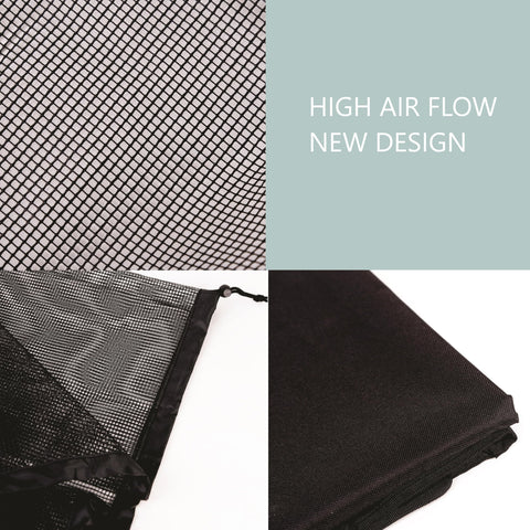 MODERN WAVE all-season weather-resistant exterior AC cover in use