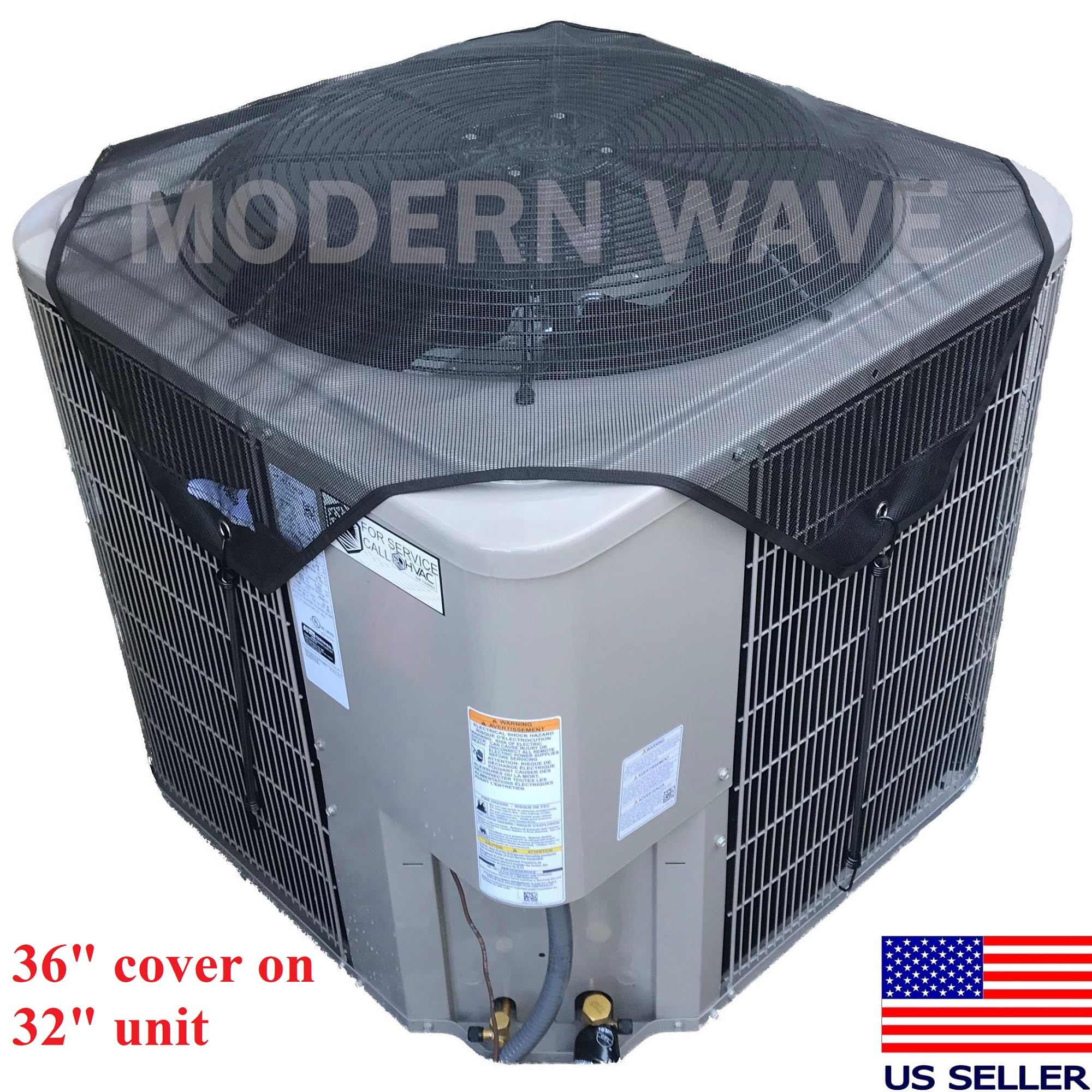 MODERN WAVE breathable mesh promotes ventilation for outdoor units.