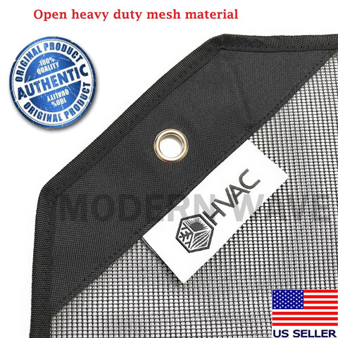MODERN WAVE mesh cover allows airflow while keeping moisture out.