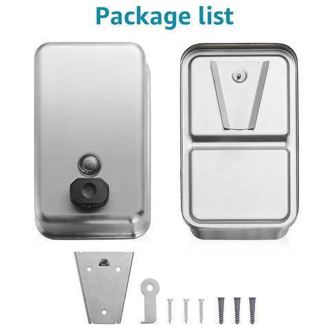 Modunful industrial style wall mounted soap dispenser