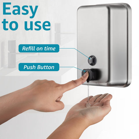 Modunful inner PE container protects soap and resists corrosion