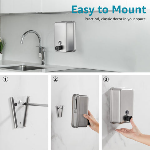 Modunful wall mount hardware kit for easy installation