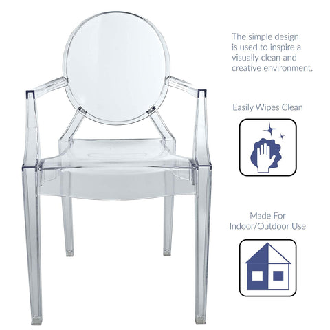 Modway Casper indoor/outdoor ready chair for patios and dining.