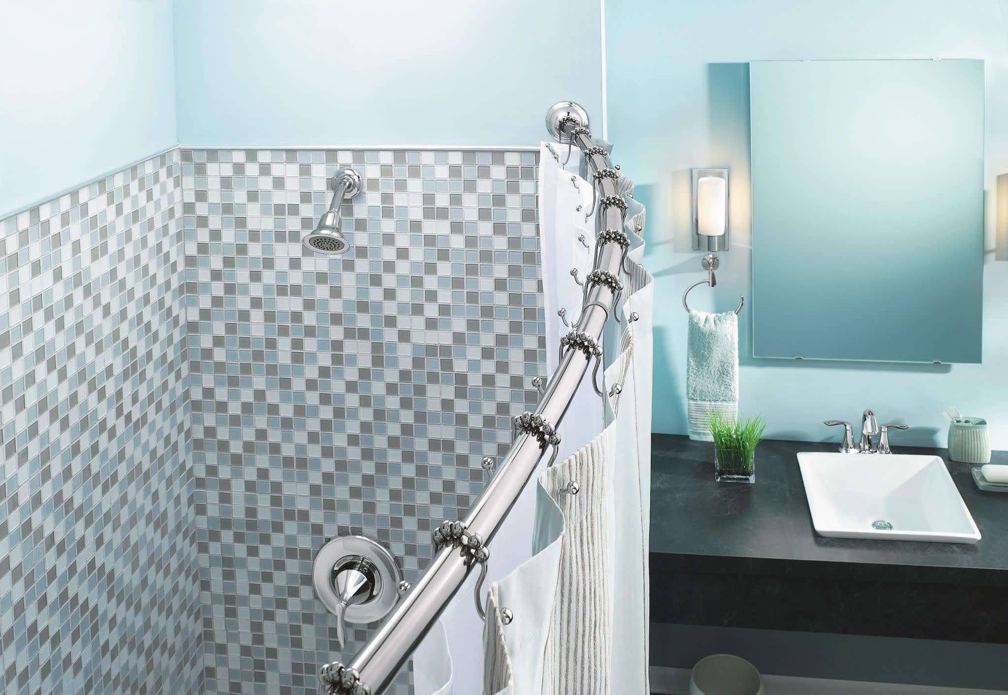 Moen CSR2160CH brushed nickel finish adds warm elegance