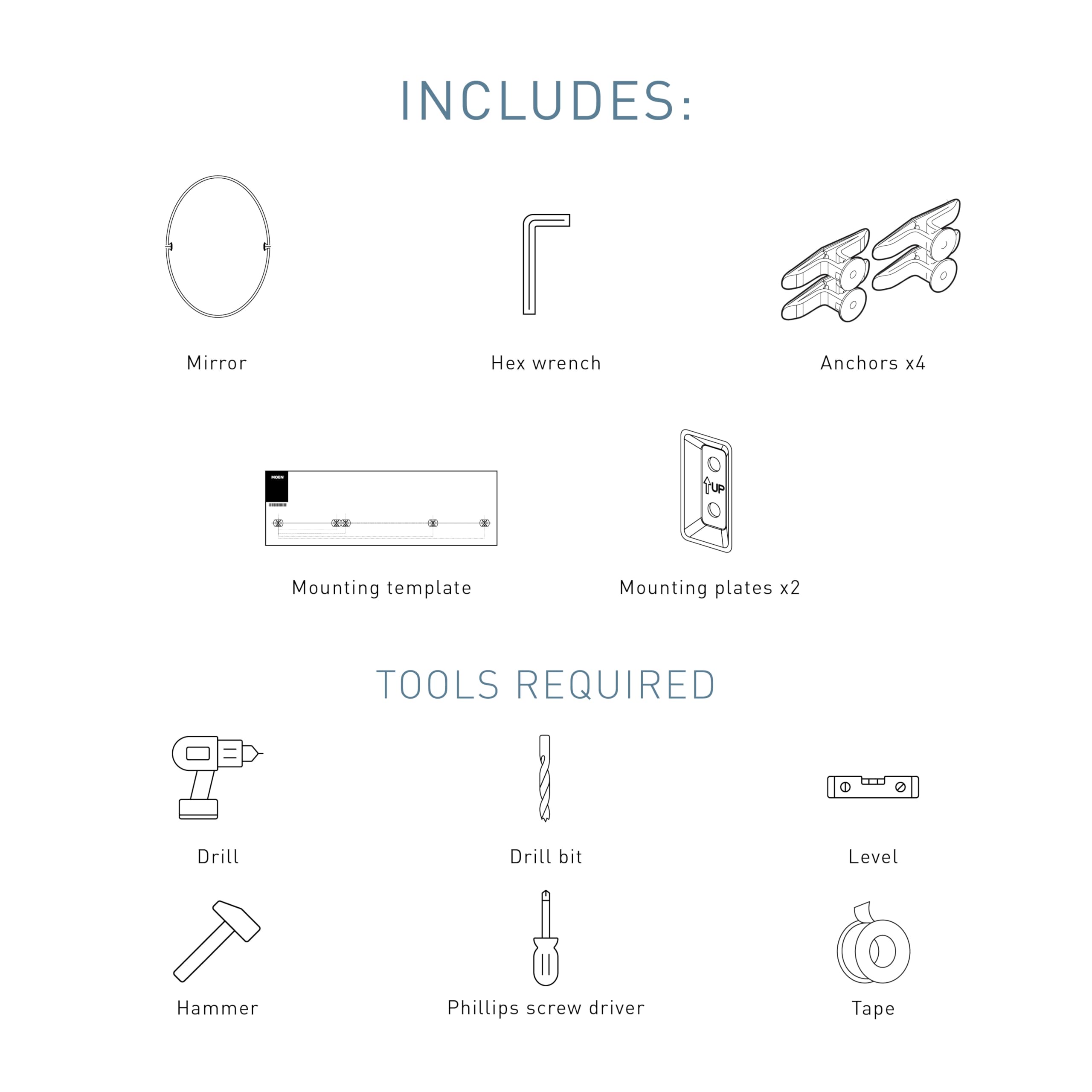Moen Glenshire tilting mechanism for the best angle during grooming routines.