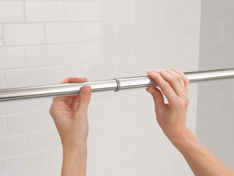 Moen TR1000CH rubber end caps protect walls while securing grip