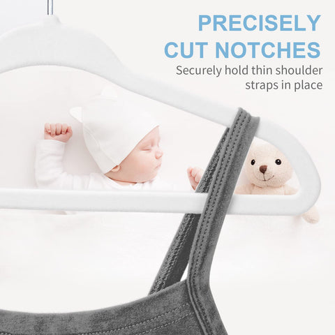 MOERKADA 360-degree swivel hook provides easy access to toddler garments.