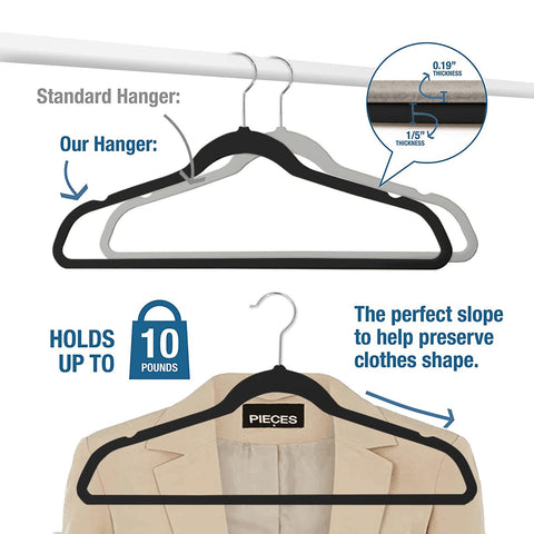 MOERKADA 360-degree rotating hook for easy wardrobe access.