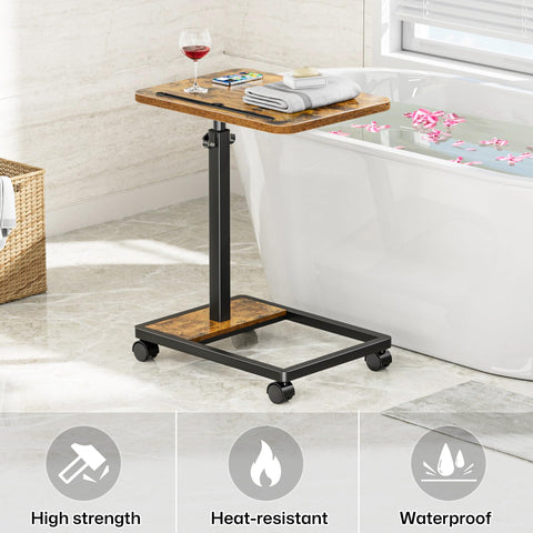 MOFAIN portable couch table ideal for dorms and apartments, saves space.