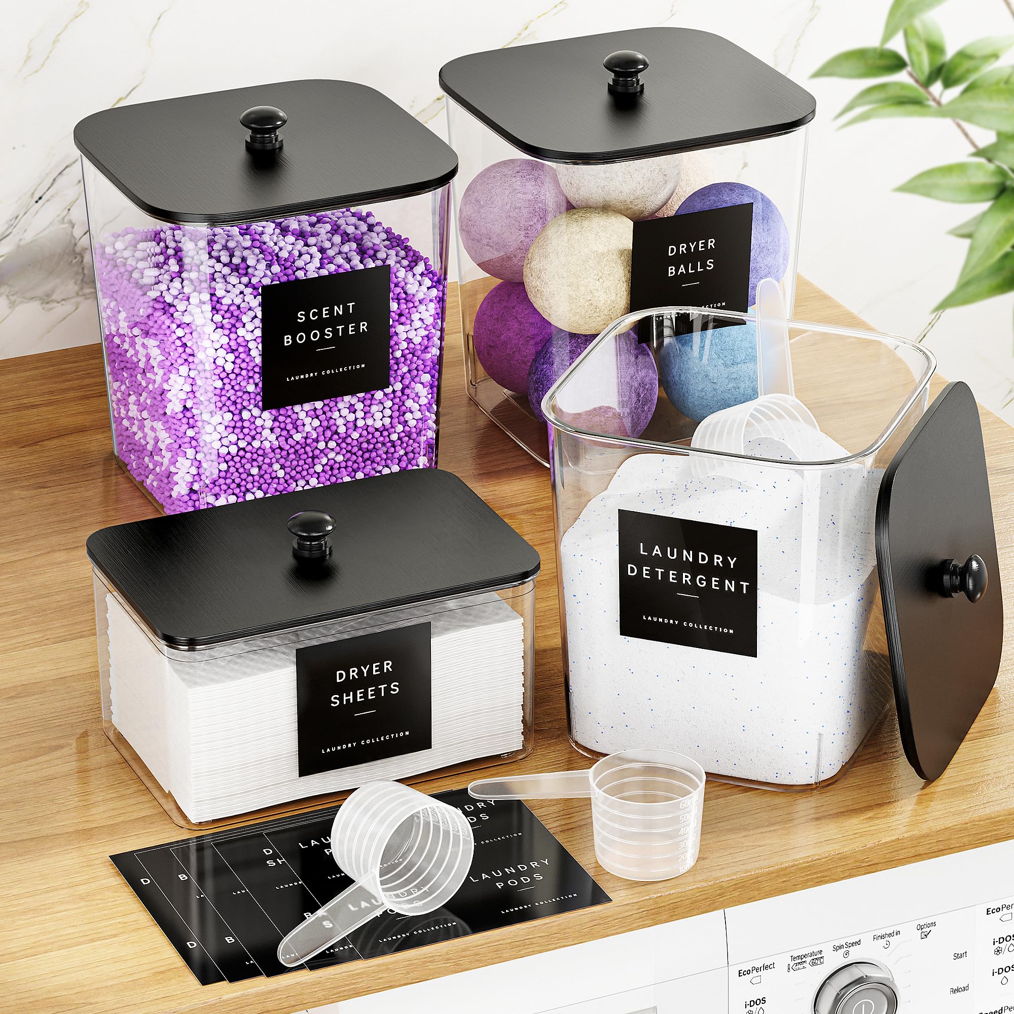Moforoco 0-66-gallon jars provide space-saving, versatile storage solutions.