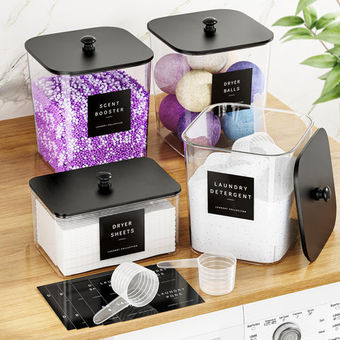 Moforoco 0-66-gallon jars provide space-saving, versatile storage solutions.
