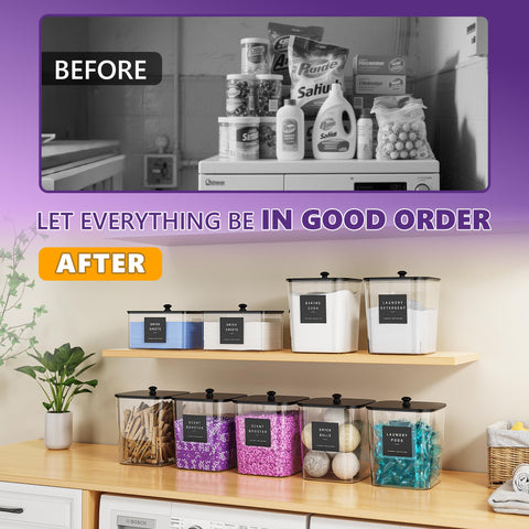 Moforoco scoop set in use, easy filling and scooping.