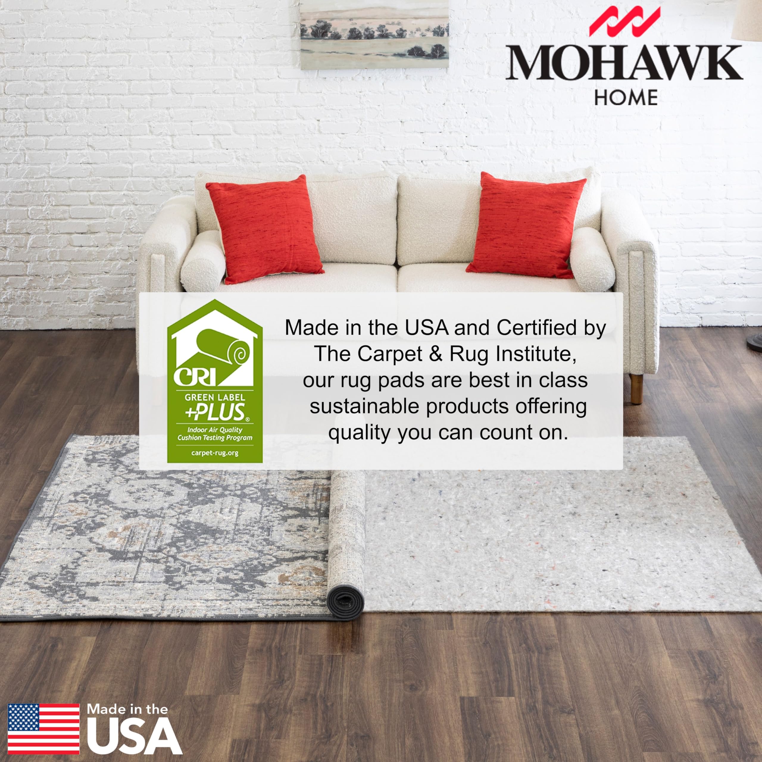 Mohawk Home felt pad 6x9 protects floors from scratches