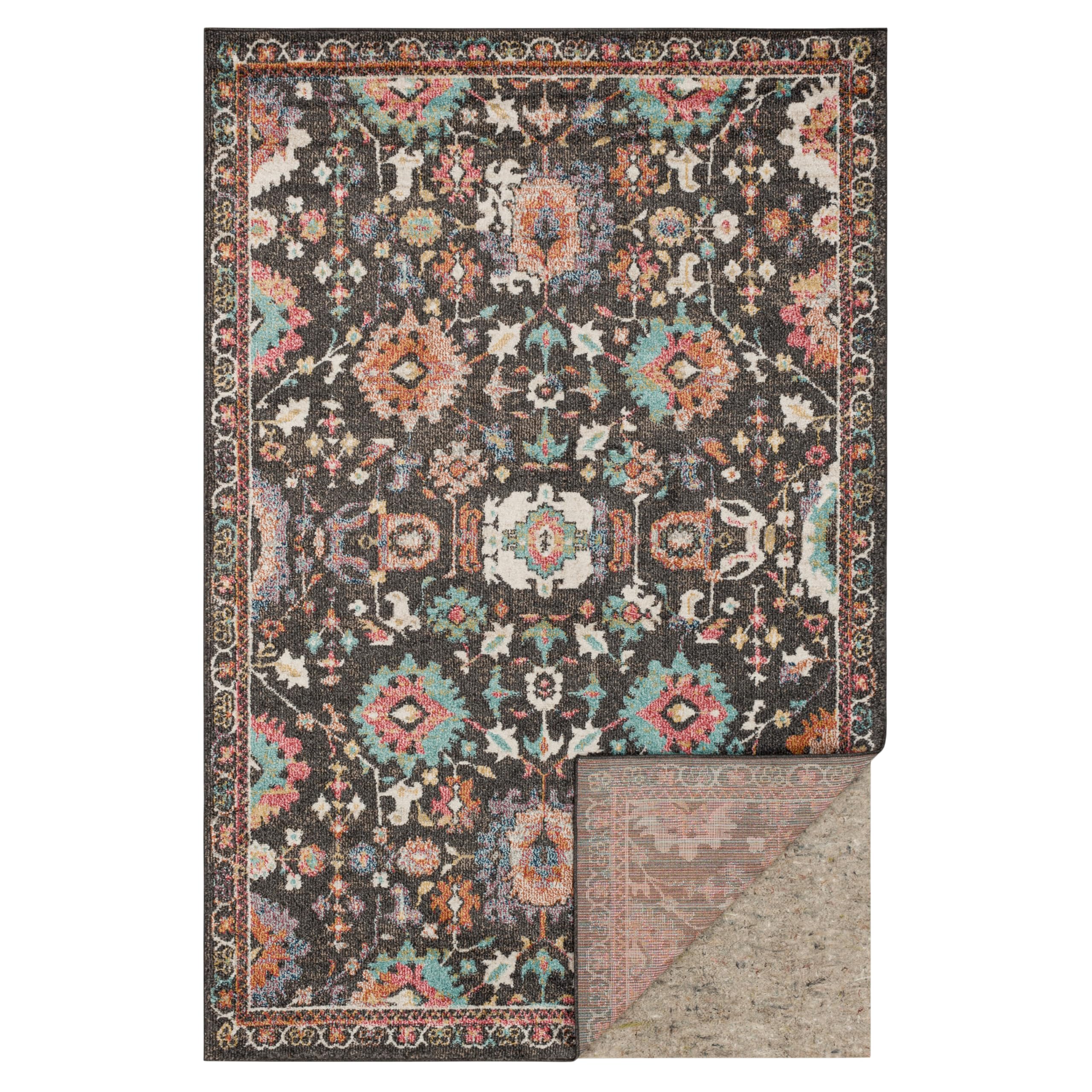 Mohawk Home rug pad easy to vacuum and maintain.