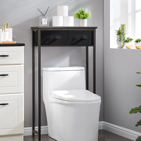 MOHOPE bathroom organizer with fabric drawers offering hidden storage for towels and toiletries.