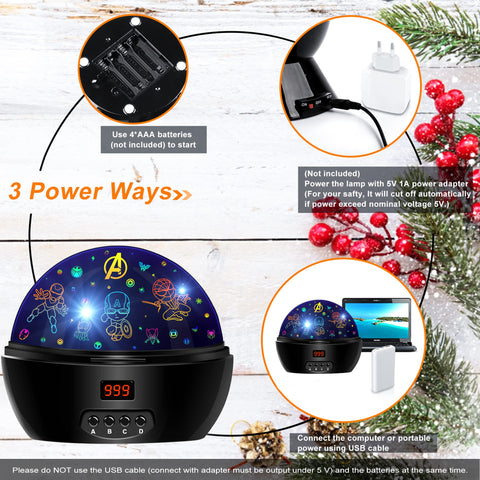 MOKOQI dual-power option lets USB or batteries power bedtime magic