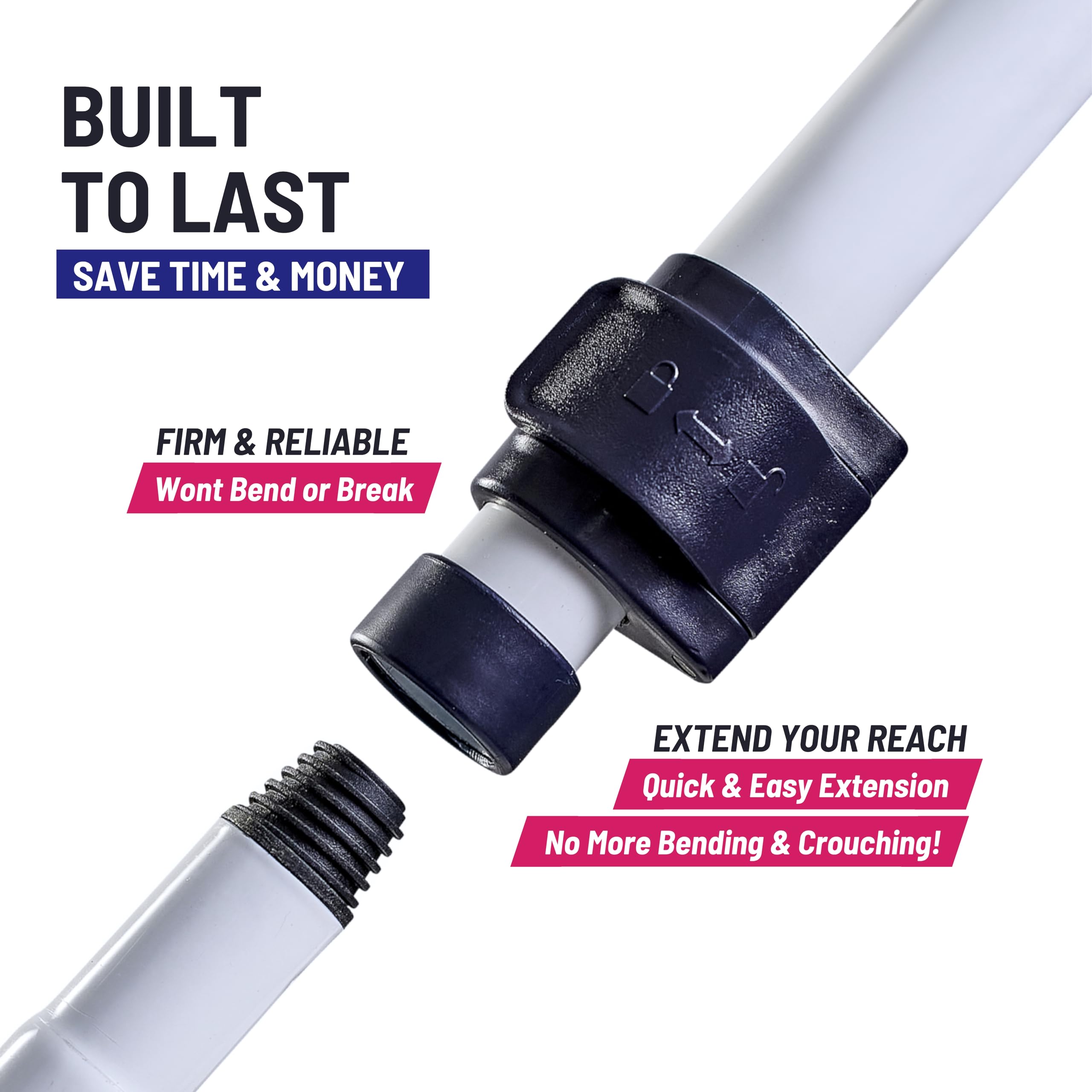 Moku Home non scratch brush protects tile and finishes.