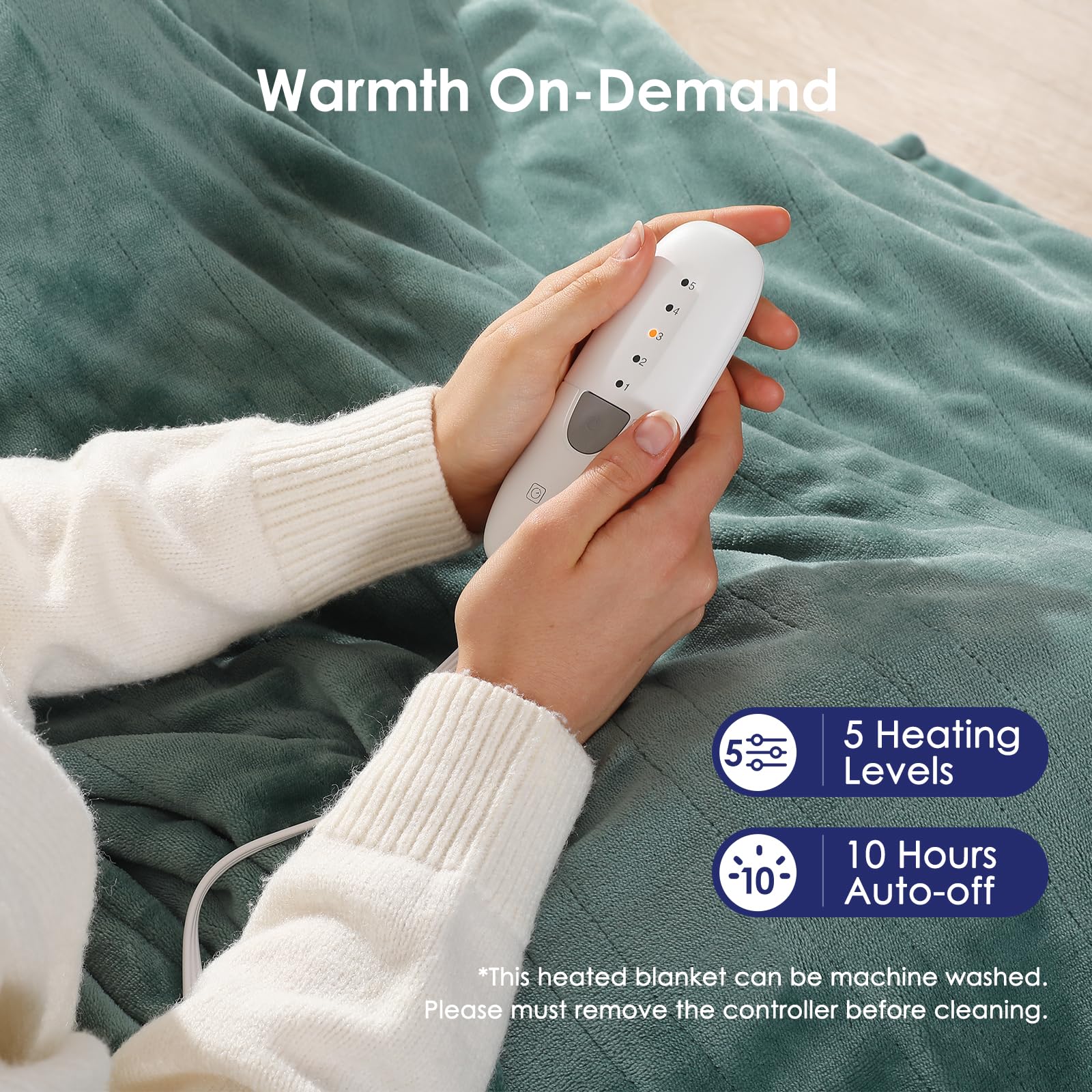 Molatink blanket control panel for easy one-touch temperature adjustment