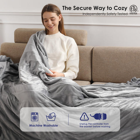 Machine washable Molatink blanket for easy care and longevity.