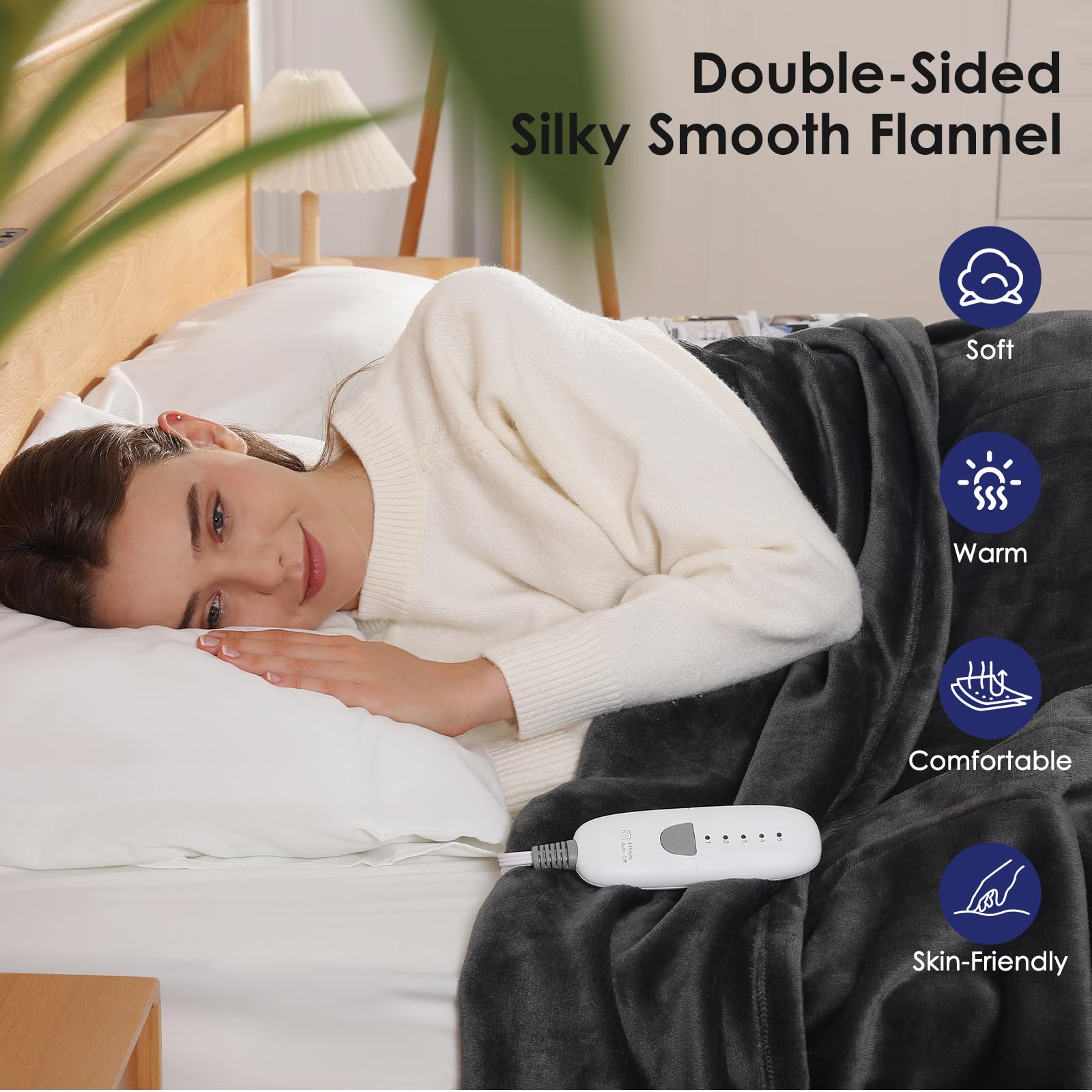 Molatink soft plush flannel fabric emphasized for luxurious comfort