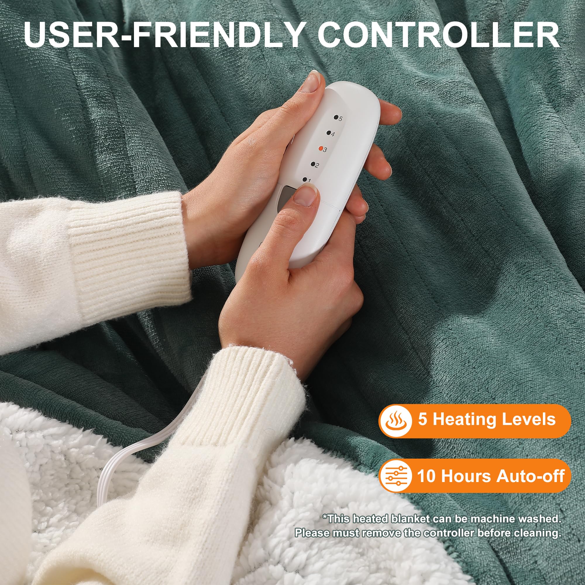 Molatink control panel displaying heat level options