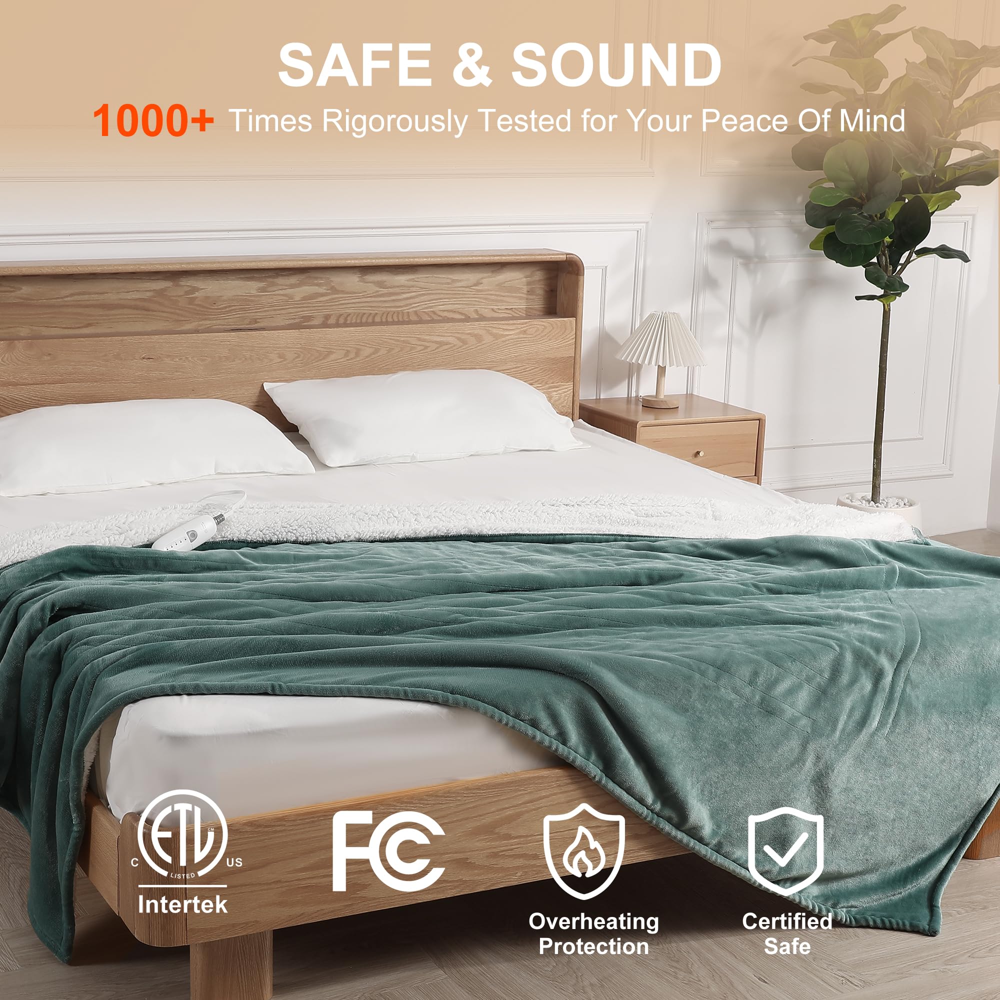 Molatink blanket safety features indicating safety focus
