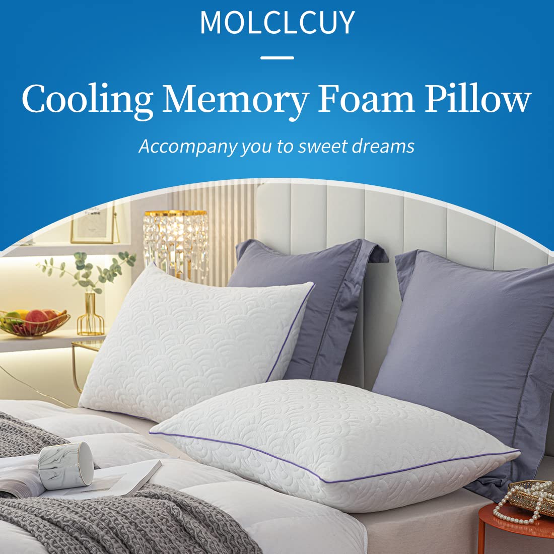 MOLCLCUY dual-sided breathable cover for cooling comfort