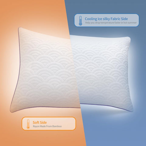 MOLCLCUY lavender-infused fill provides calming aroma and breathable support.