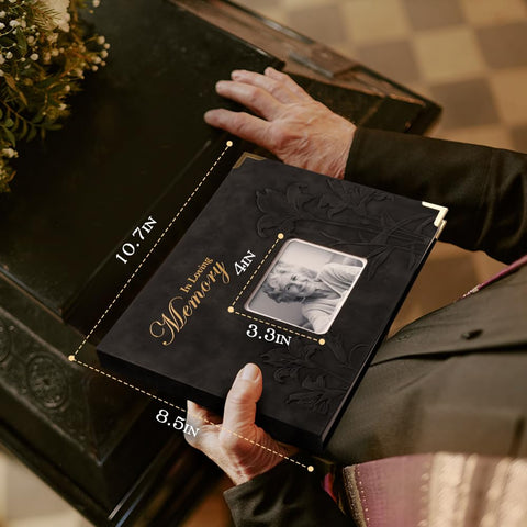 Molekaus cover photo frame adds a personalized memorial touch
