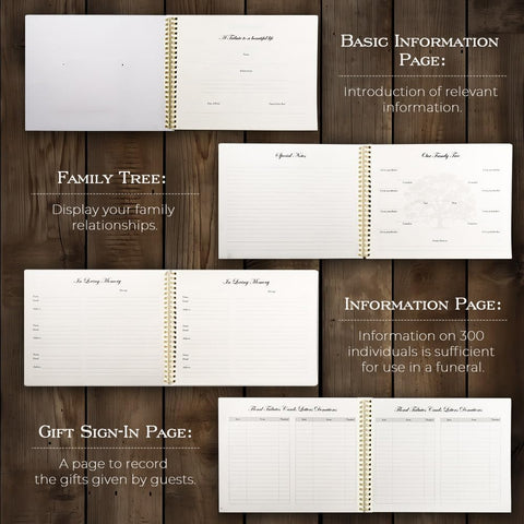 Molekaus sign-in table cards keep guest entries organized
