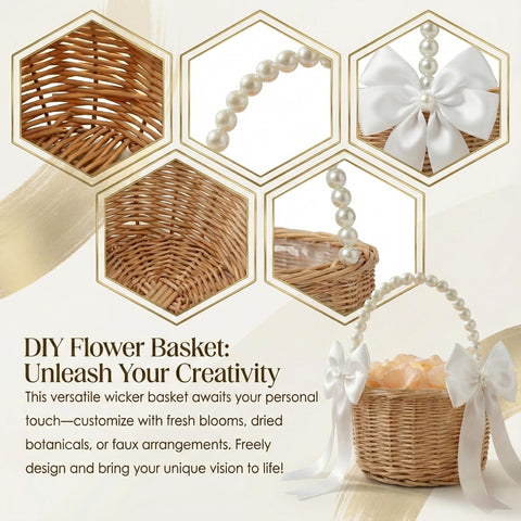 MOLTREX basket ribbon bow detail enhances wedding photography with timeless style.