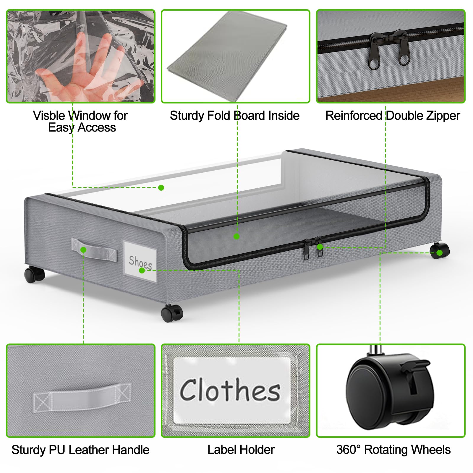 Molutsody durable fabric and metal frame withstands daily use.