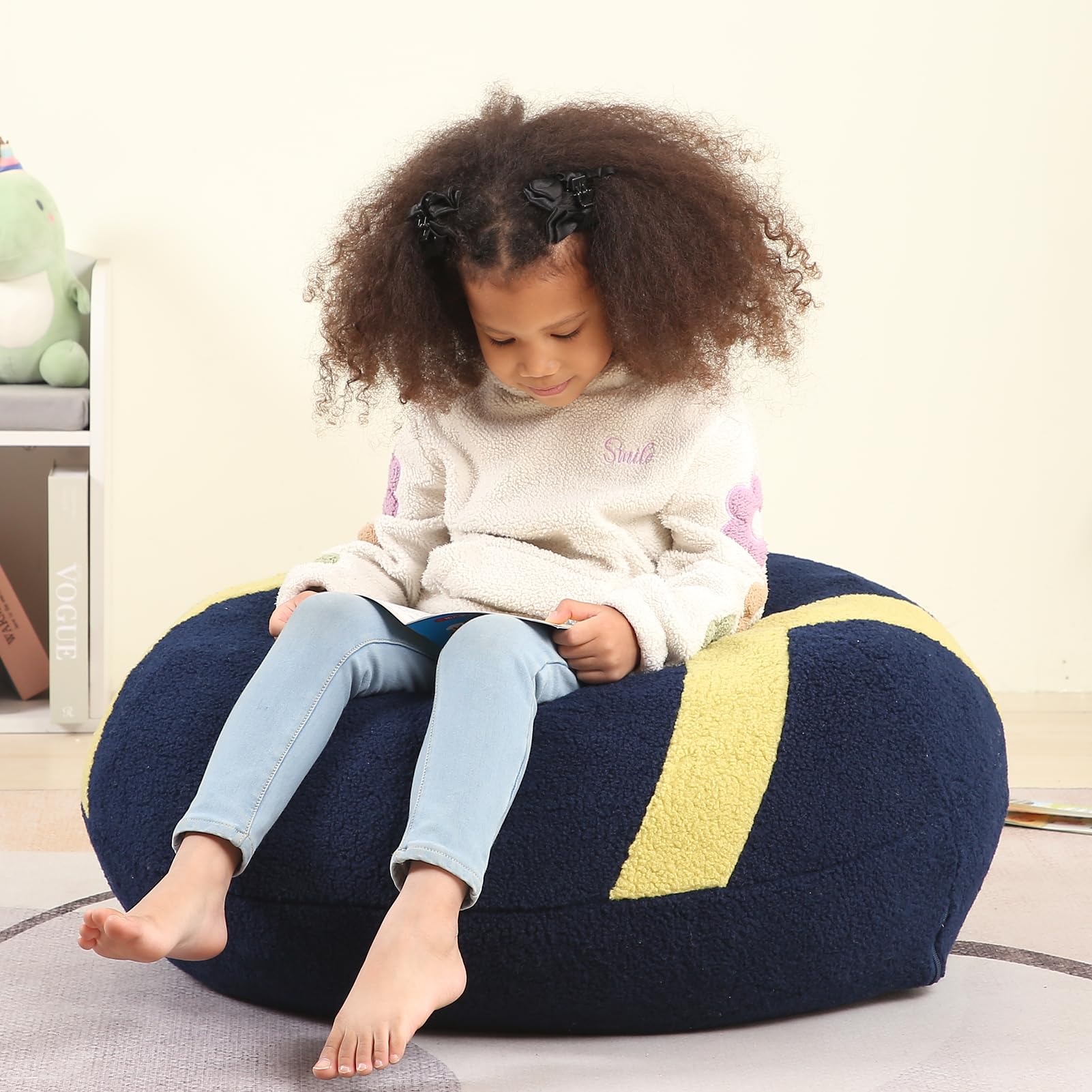 MOMCAYWEX kids lounging in a cozy corner for reading or game time