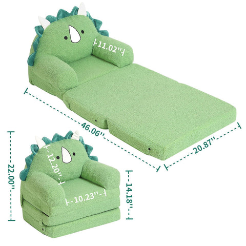 MOMCAYWEX Kids Sofa supports camping or sleepover setups with 2-in-1 versatility.