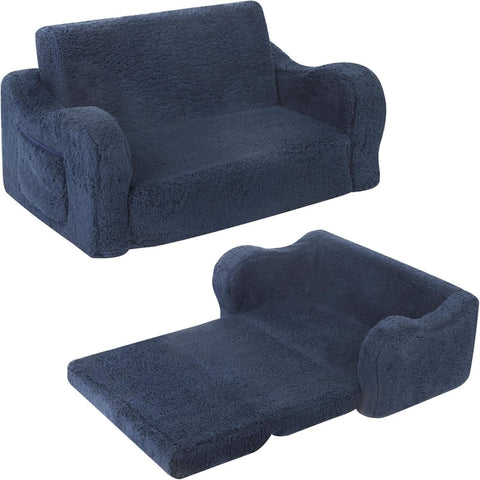 MOMCAYWEX Kids Sofa flip open design creates a cozy reading corner for kids
