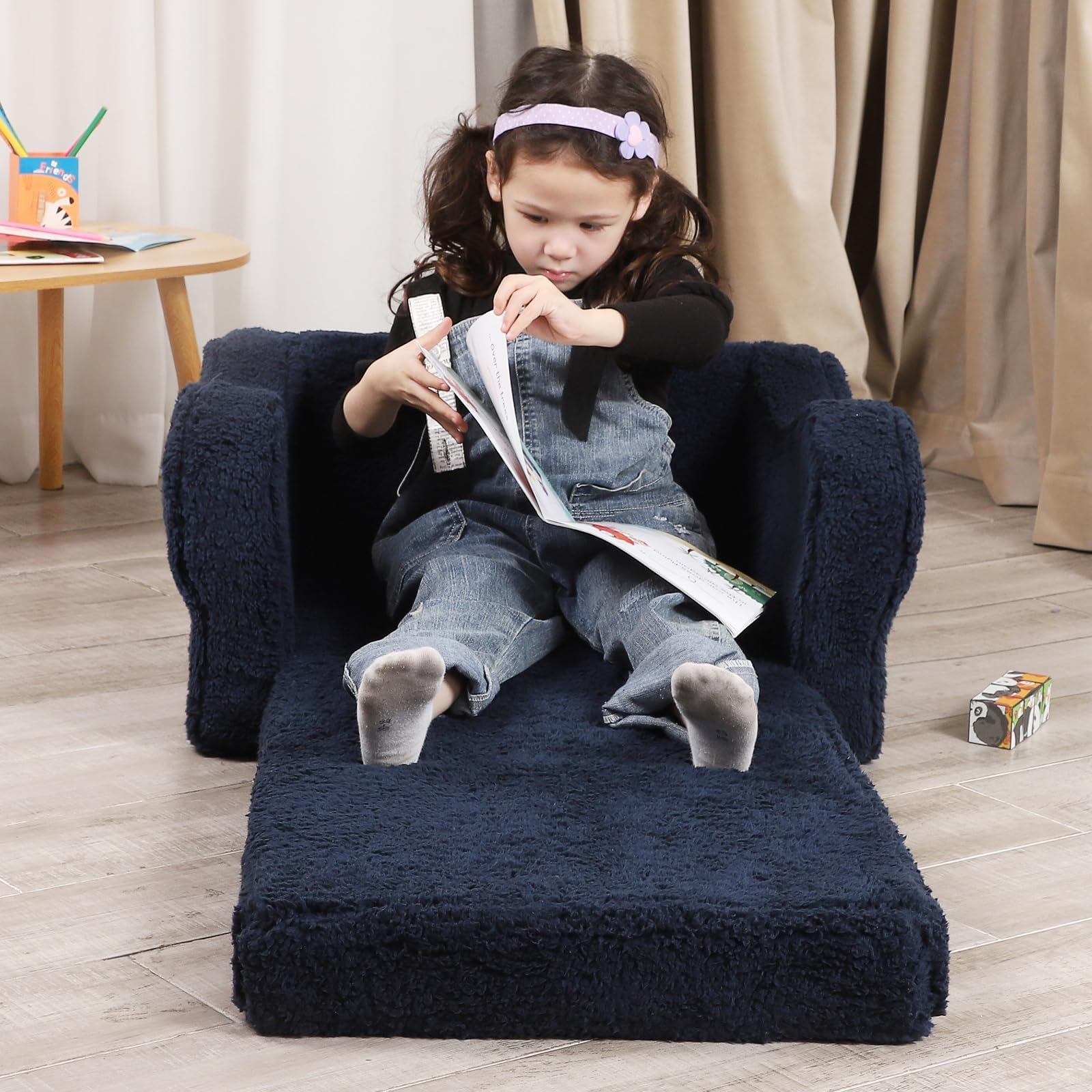 MOMCAYWEX Kids Sofa premium foam supports growing bodies during play