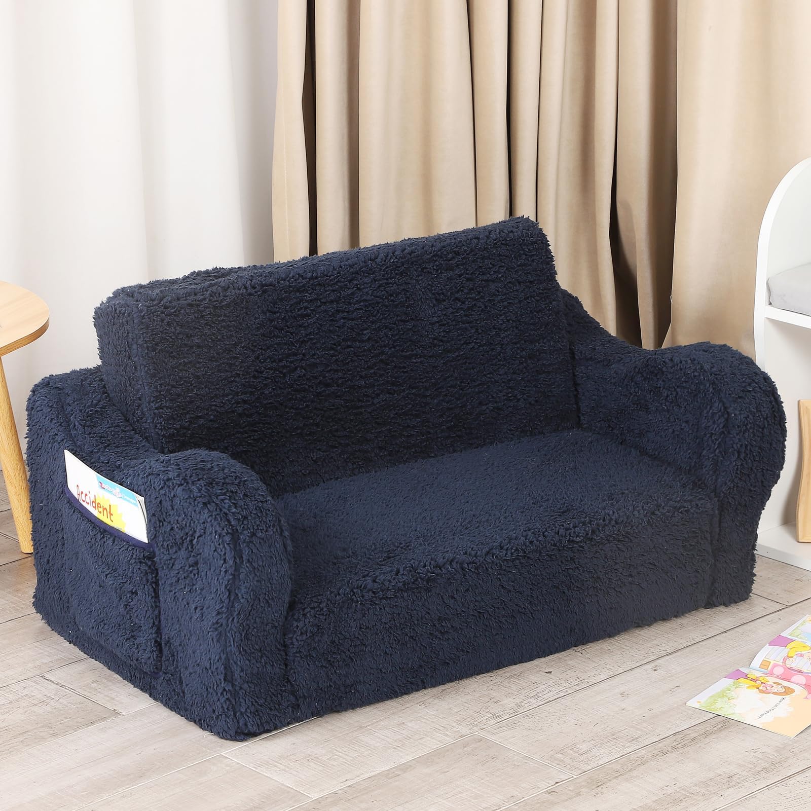 MOMCAYWEX Kids Sofa machine washable cover makes cleanup quick