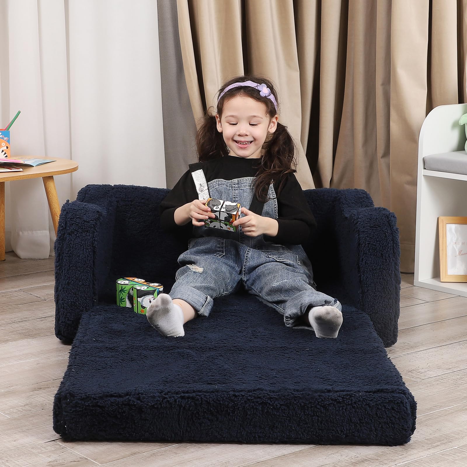 MOMCAYWEX Kids Sofa wide seat supports relaxed playtime