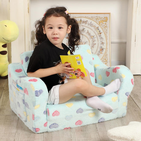 MOMCAYWEX sherpa-soft material keeps kids comfy during quiet time.